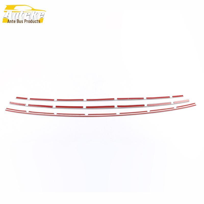 Fits 19 Models: IX25 Rear Bumper Mesh Trim & Tailgate Anti-Scratch Bright Strip Accessories.