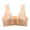 Women's Plus Size Underwear Sexy Push Up Bras Wireless Front Closure Brassiere Deep V Lace Bra Tops Thin Cup Sexy Lingerie