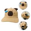 Lovely Snotty Dog Baseball Hat Long Brim Baseball Caps Outdoor Sunproof Headpiece