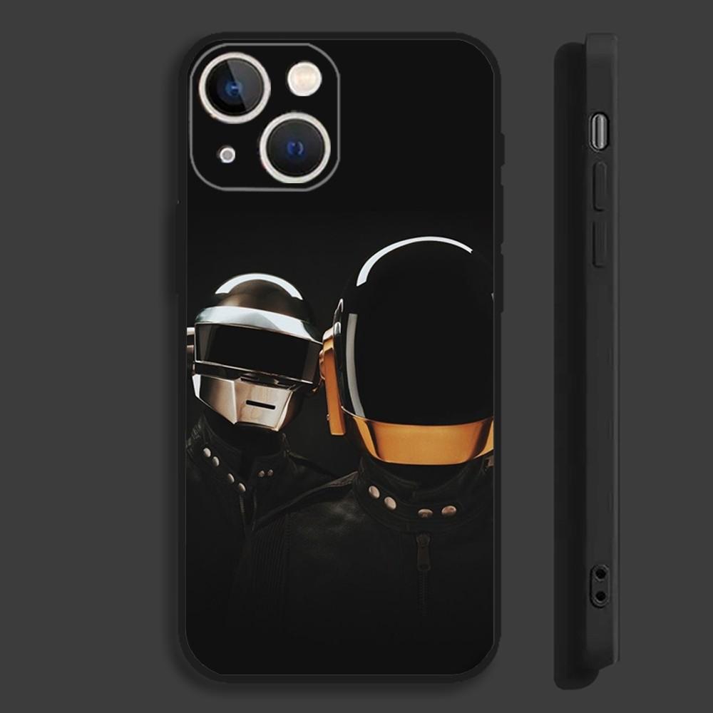 D-Daft Punk Band Phone Case For iPhone 15,14,13,12,11 Plus,Pro,Max,XR,XS,X,7,8 Plus,SE,Mini Silicone Soft iPhone15