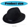 1920s Mens Gatsby Gangster Costume Accessories Set Fedoras Hat Neck Tie and Sunglasses 20s Mobster Costume for Men Teen