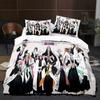 Japan Anime BLEACH Bedding Set Cartoon Comforter Duvet Cover Sets Bed Linen Twin Queen King Single Size Home Decor Boys Kawaii