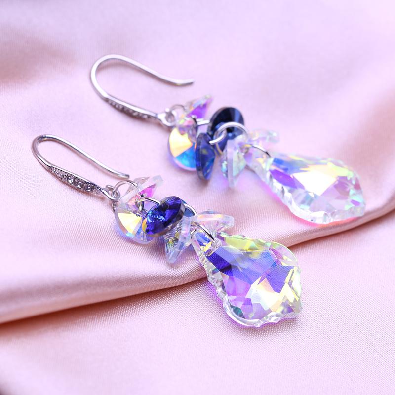 

Длинные серьги KNIKOO с геометрическим узором для женщин, модные серьги-подвески, ювелирные изделия для свадебной вечеринки, подарки, серьги-подвески A