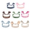 SMILE Pattern Woven Bracelet Adjustable Tassel Bracelet for Christmas Gift