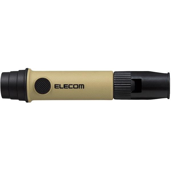 Elecom De Kd03be [flashLight Led Light Lantern Disaster Relief Whistle Small Battery Operated Waterproof Dustproof Ip44 Beige]
