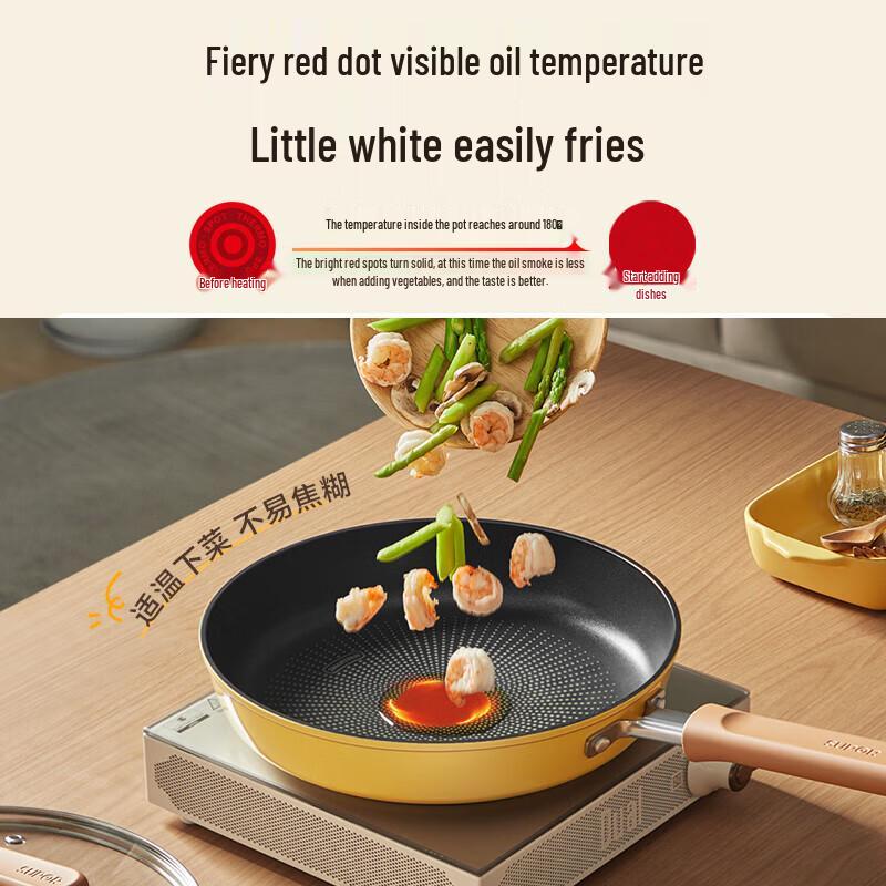 Supor 28cm Non-Stick Frying Pan with Red Dot Indicator