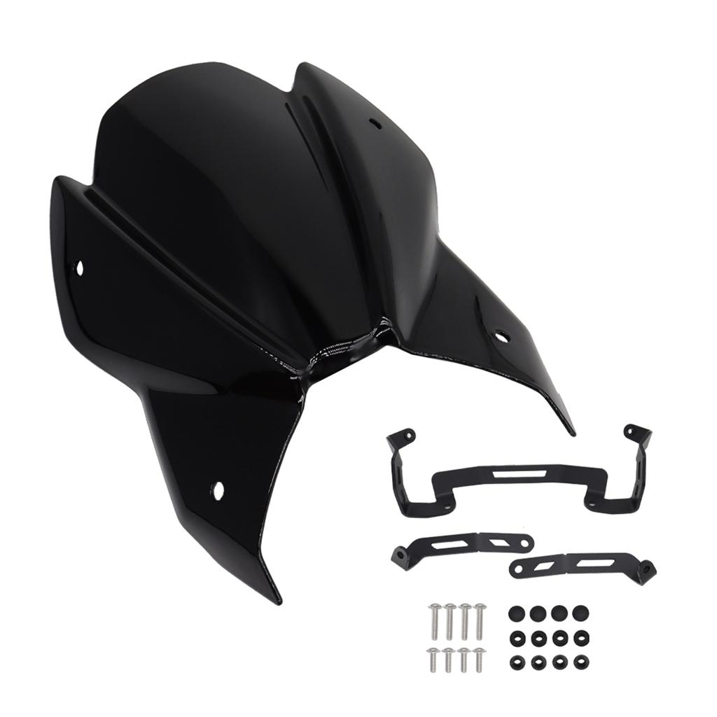 Fit for S950 Motorcycle Visor Windshield Windscreen Spoiler Air Deflector Screen Optimal Clear View Adjustable Universal