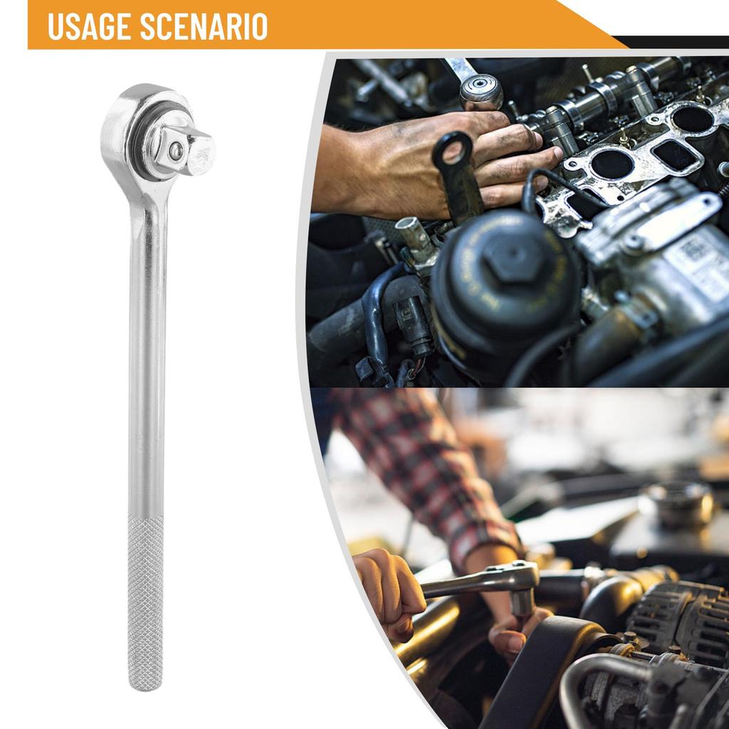 Wrench Portable Ratchet Wrench 24 Teeth Chrome Vanadium Steel