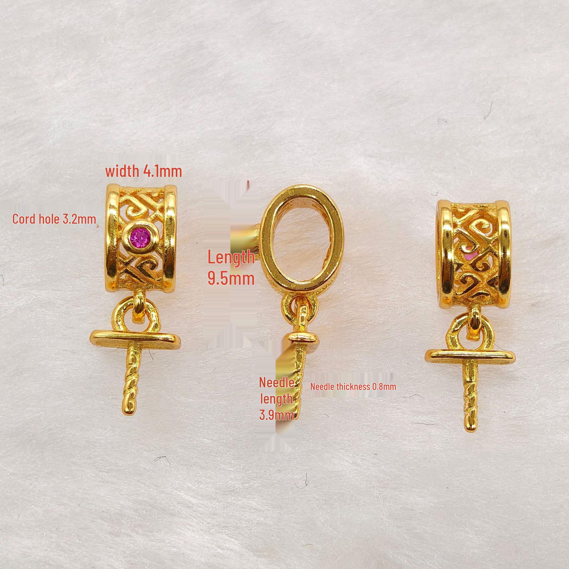 2025 New Sterling Silver Snap-On Pearl and Jade Pendant Clasp Necklace