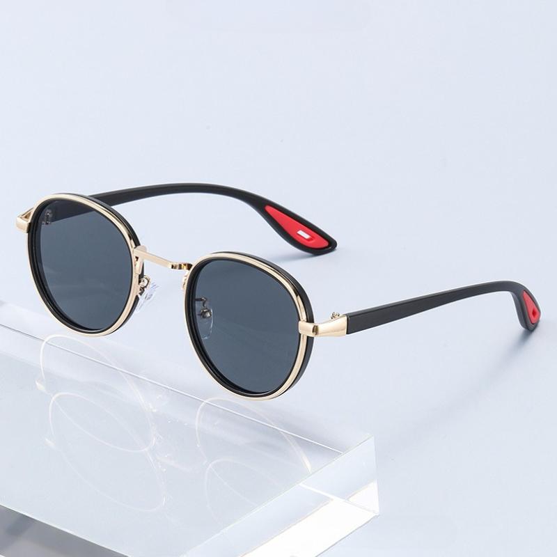Metal Frame Small Round Sun Glasses with Minus Diopters 0 To -4.0 Women's Men's Stylish Eyewear Shades UV400 Driving Shades