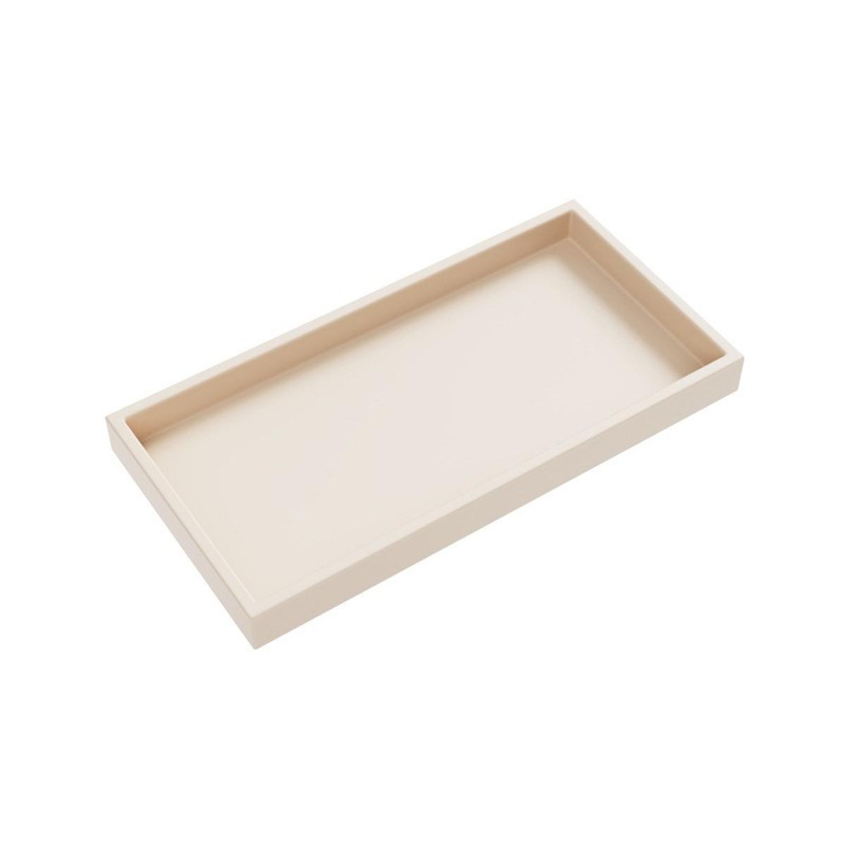 

Silicone Tray for Soap and For Shampoo Organization in Busy Bathrooms White 20x10cm