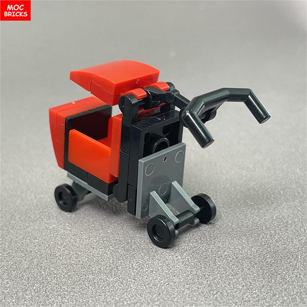 Non-Toxic Moc Bricks Baby Stroller Series Nursing Bottle Baby Figure Assembled Building Blocks Educational Toy For Children Gift