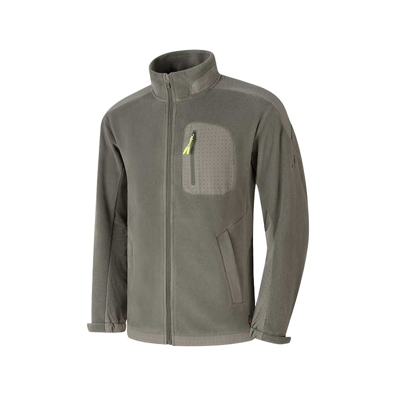 Asics Polartec Sports Lifestyle Series Casual Zip-Up Stand Collar Long Sleeve Waterproof Jacket Men jackets Dark-Gray 2031E867-020