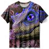 Full Print Animal Dinosaur T Shirt For Men 3D Print Short Sleeve Crew Neck Funny Tee Shirts Clothes New In Kids T Shirt Tops