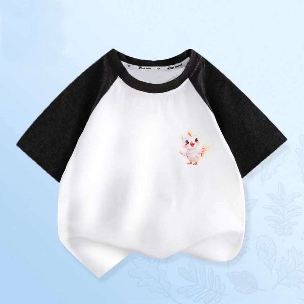 Детские футболки с коротким рукавом с принтами и мультяшными рисунками 100