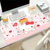 Hello Kitty, Teddy Bear Themed XXL Mouse Pad - Non-slip Rubber Desk Mat for Gaming and Office Use, Multi-Function Keyboard  0826055a