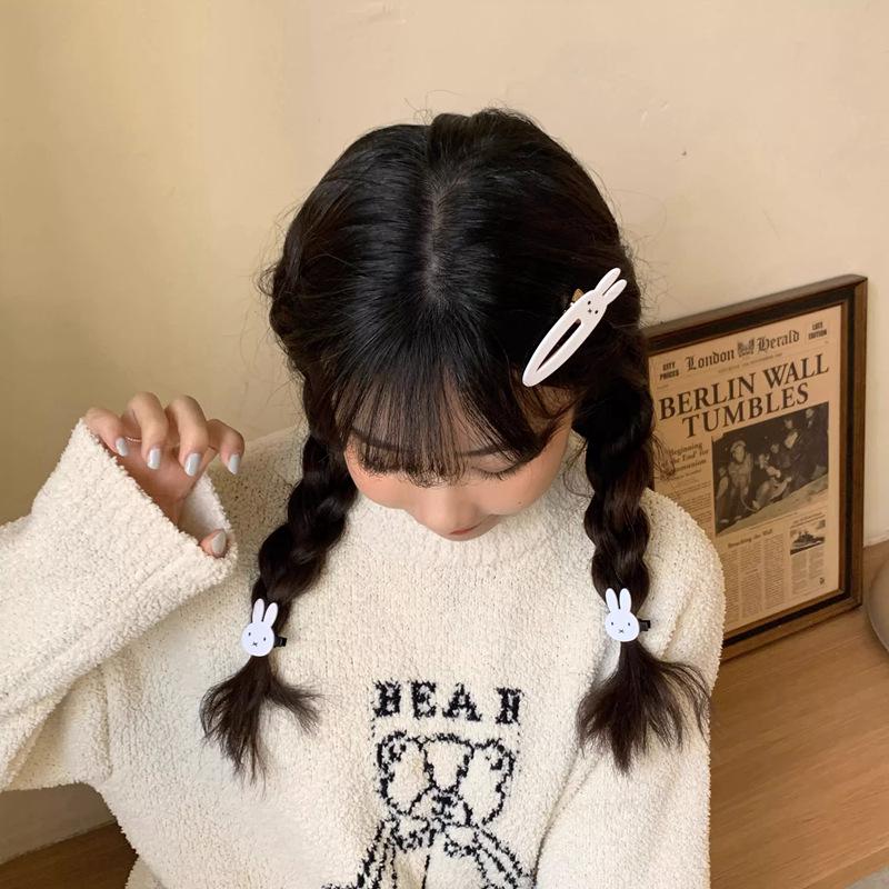 Sweet Y2K Miffy Bunny Hair Clip - Cute Cartoon Hairpin for Girls, Japanese and Korean Style