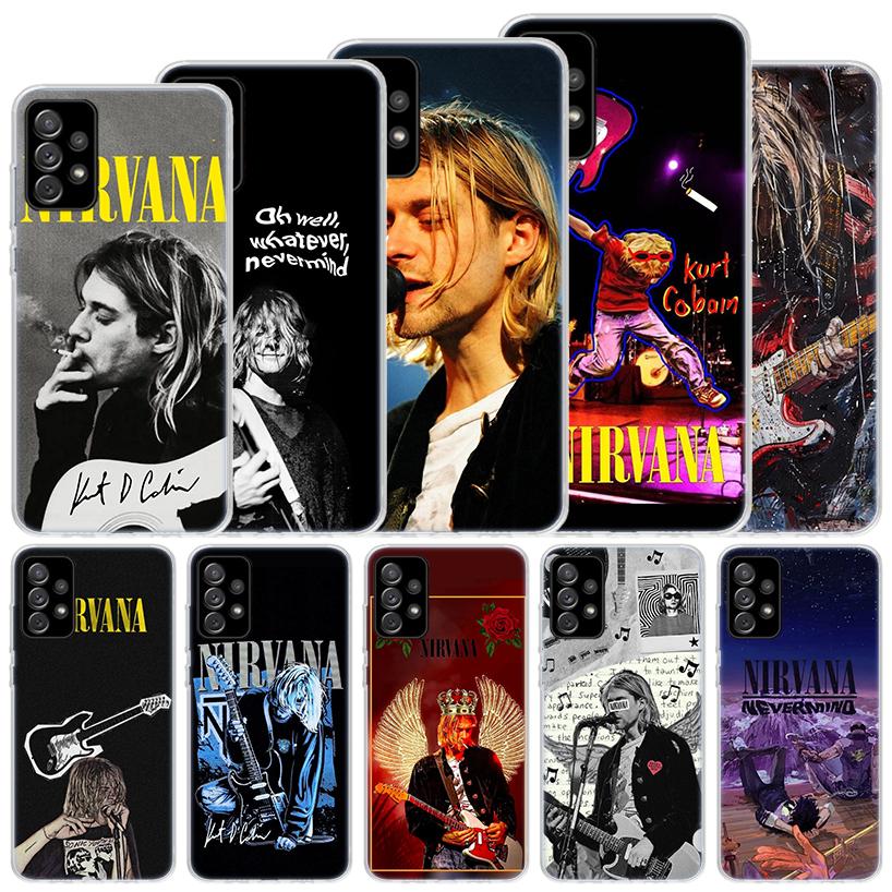 Retro-Sänger Kurt Cobain Weiche Hülle Für Samsung Galaxy A17 A16 A26 A36 A56 A15 A14 A13 A55 A54 A53 Handyhülle A25 A35 A24 A34 A2