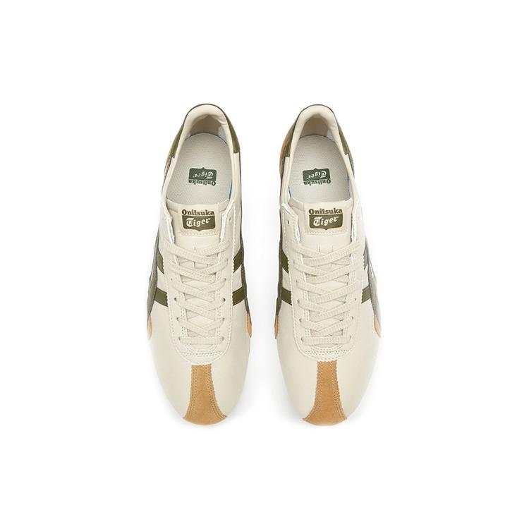 ONITSUKA TIGER Runspark Beige Olive Green Mustard Yellow Unisex Sneakers Cream 1183B480-200