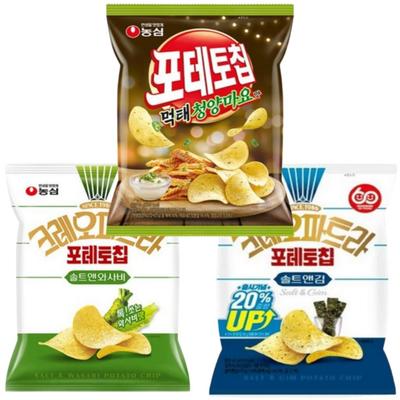 Nongshim Potato Chips 3Types