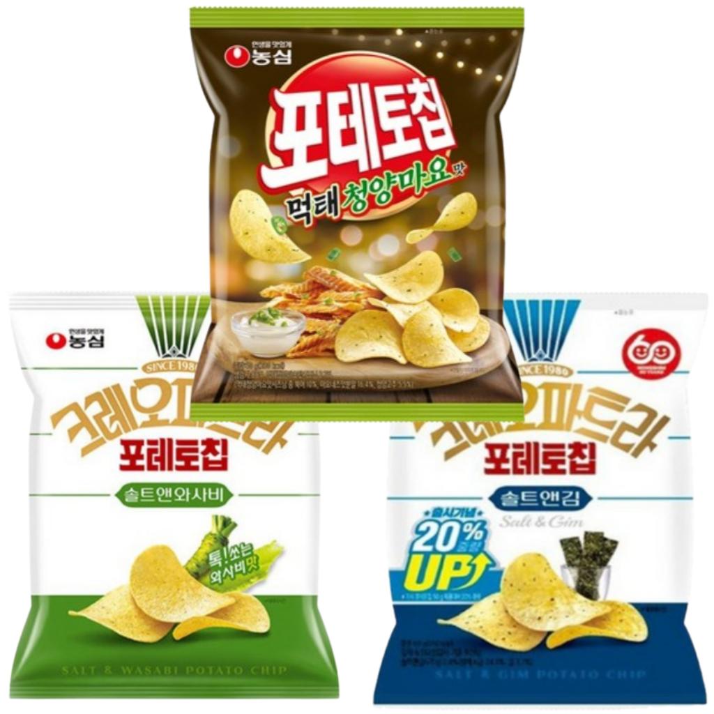 [Nongshim] Potato Chips 3Types