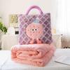 Dopamine Cartoon Portable Pillow Blanket