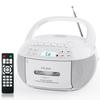 Tragbarer Multifunktions-CD/Kassetten-Bluetooth-Player mit USB & AM/FM-Radio