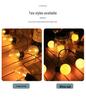 G50 Solar LED Outdoor Waterproof String Lights - Large Round Bulbs for Camping, Courtyard, Canopy, Tent, and Decorative Atmosphere.