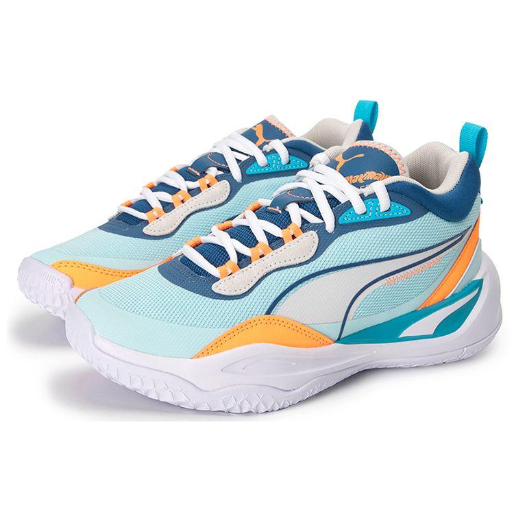 Puma Playmaker Sports Trend Mid-Top Casual Shoes Unisex Casual Shoes Blue 385841-07