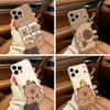 Cute C-Capybara Phone Case For iPhone17,16,15,14,13,12,Pro Max,16/15/14 Plus  XS Soft Silicone Transparent Cover
