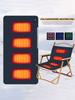 4 Heated Areas Heated Warming Seat Cushion Thickened Heater Warm Pad 3 Adjustable Temperature for Winter Outdoor Stadium Fishing