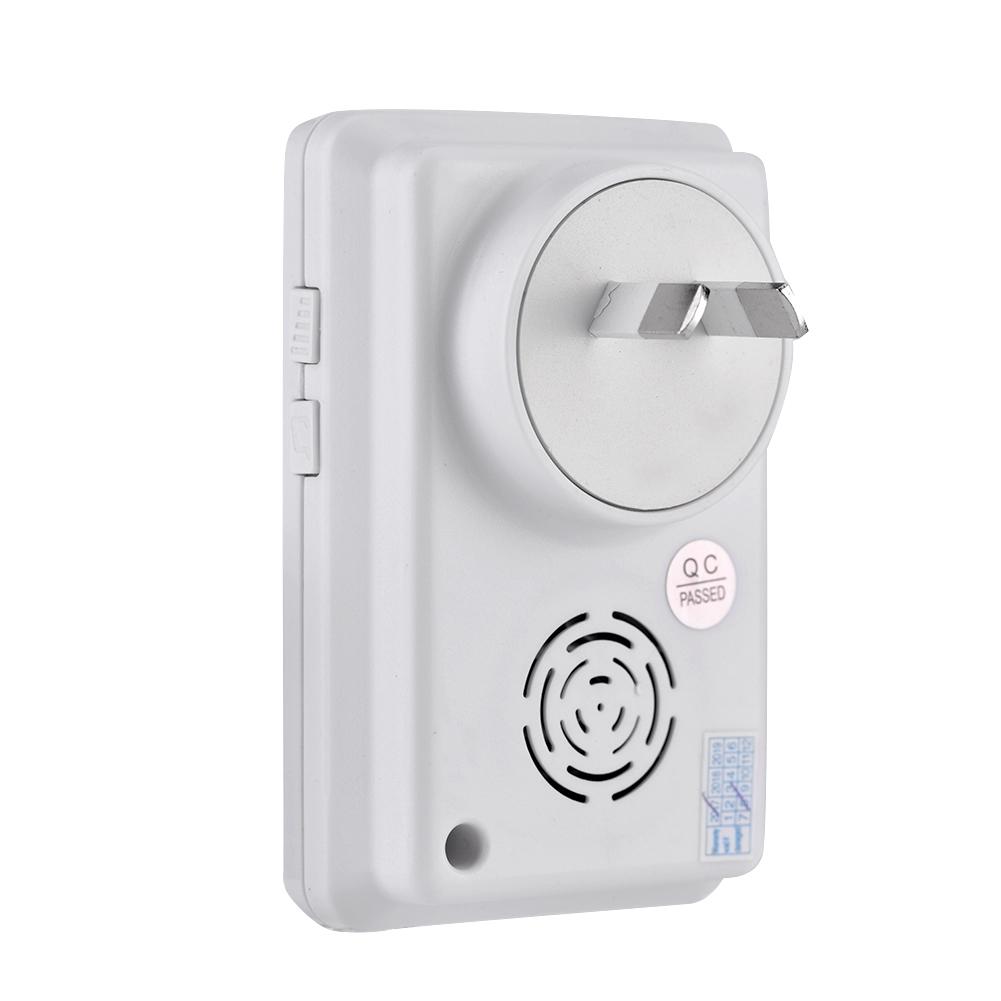 Wireless Digital Doorbell 1 Outdoor Transmitter 1 Indoor Receiver Door Bell White