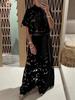 2025 Summer Elegant Lace Hollowed-Out Shirt and Long Pants Set