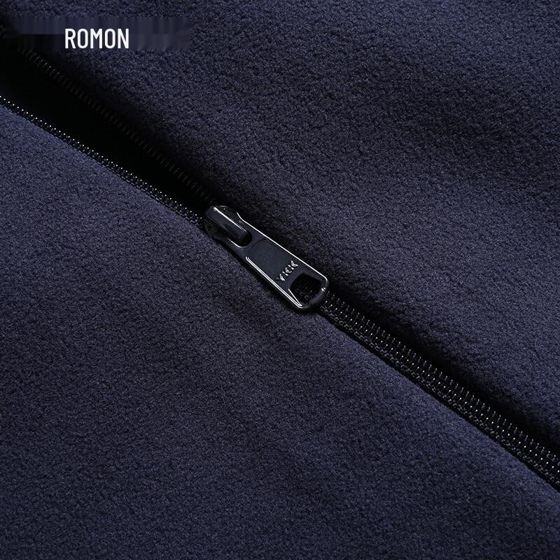 ROMON Men's Autumn/Winter Thickened Fleece Jacket
