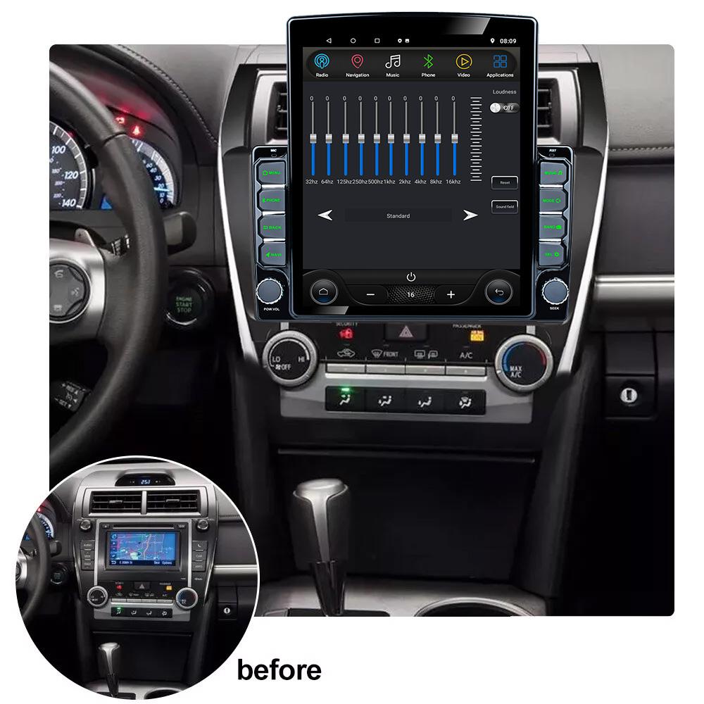 9.7" Vertical Style Tesla Screen Android Car Radio For Toyota Camry USA Mid-East 2012-2014 GPS Navigation Multimedia Player