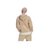 Adidas Originals Trefoil Logo Embroidered Hoodie Pullover Sweatshirt Women Tops Khaki HM1637