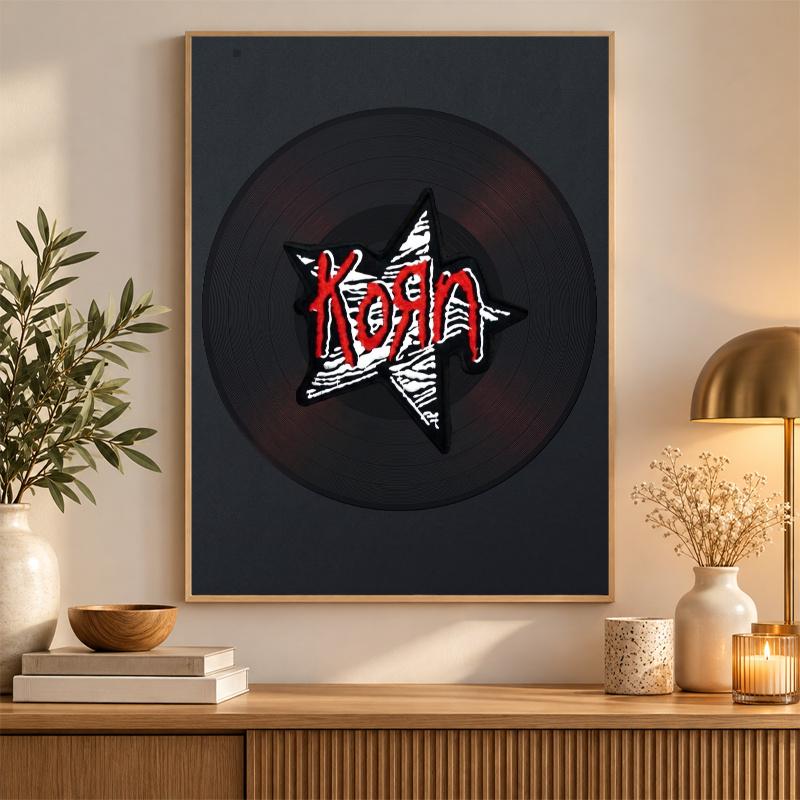 Korn Diamond Painting Kit 5D Full Drill DIY Diamond Mosaic Wall Art Home Decor