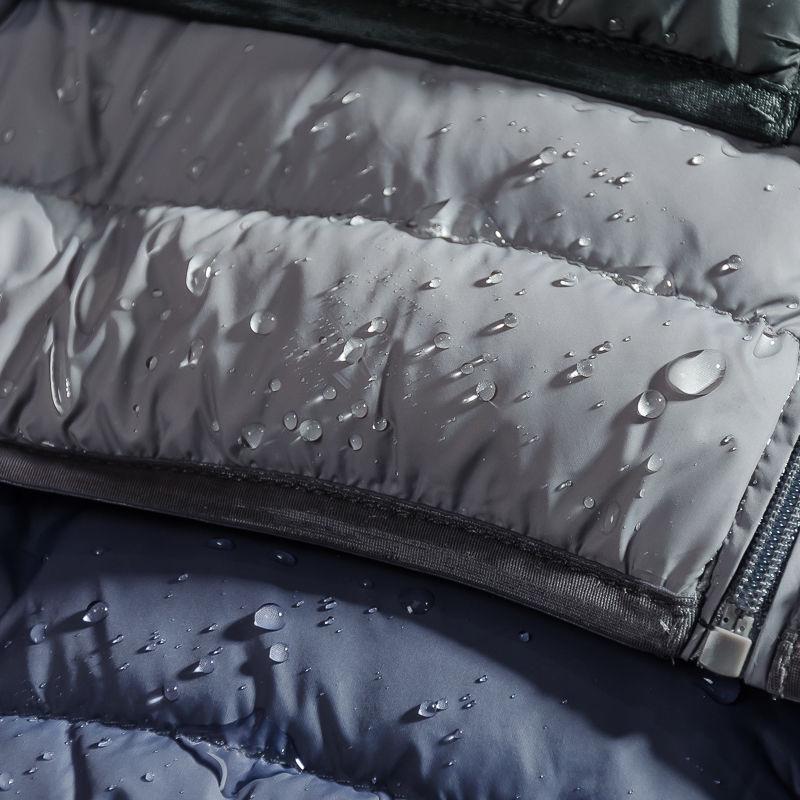 Men's Lightweight Stand-Up Collar Down Cotton Jacket - Solid Color, Warm, Versatile, Casual Winter Wear