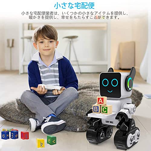 HBUDS Robot Toy for Girls and Boys, Musical, Dancing, Transports Objects, Popular Kids Toy with Piggy Bank, Programmable, Touch-Responsive, Talking Pe
