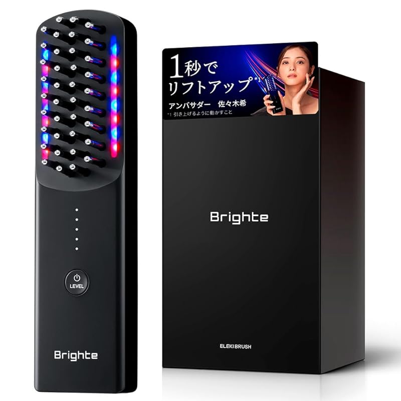 

[Nozomi Sasaki Ambassador] Brighte ELEKI BRUSH (old model) Facial beauty device EMS face care Salon grade facial equipment beauty appliances skin care
