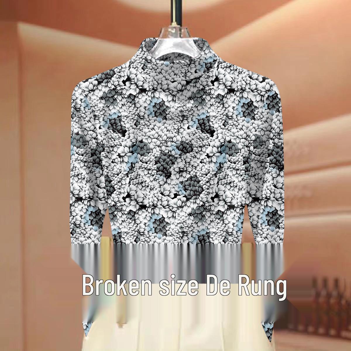 

Women s Slimming Ribbed Polar Fleece Thermal Top: Half-High Collar, Long Sleeve, Fashionable & Versatile for Autumn-Winter. M [Under 90 lbs]