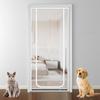 Tela de Porta para Gato Porta para Animal de Estimação Tela para Gato com Zíper 220x90x0.2cm Protetor Portátil Tela de Malha à Prova de Gatos com Fecho de Zíper