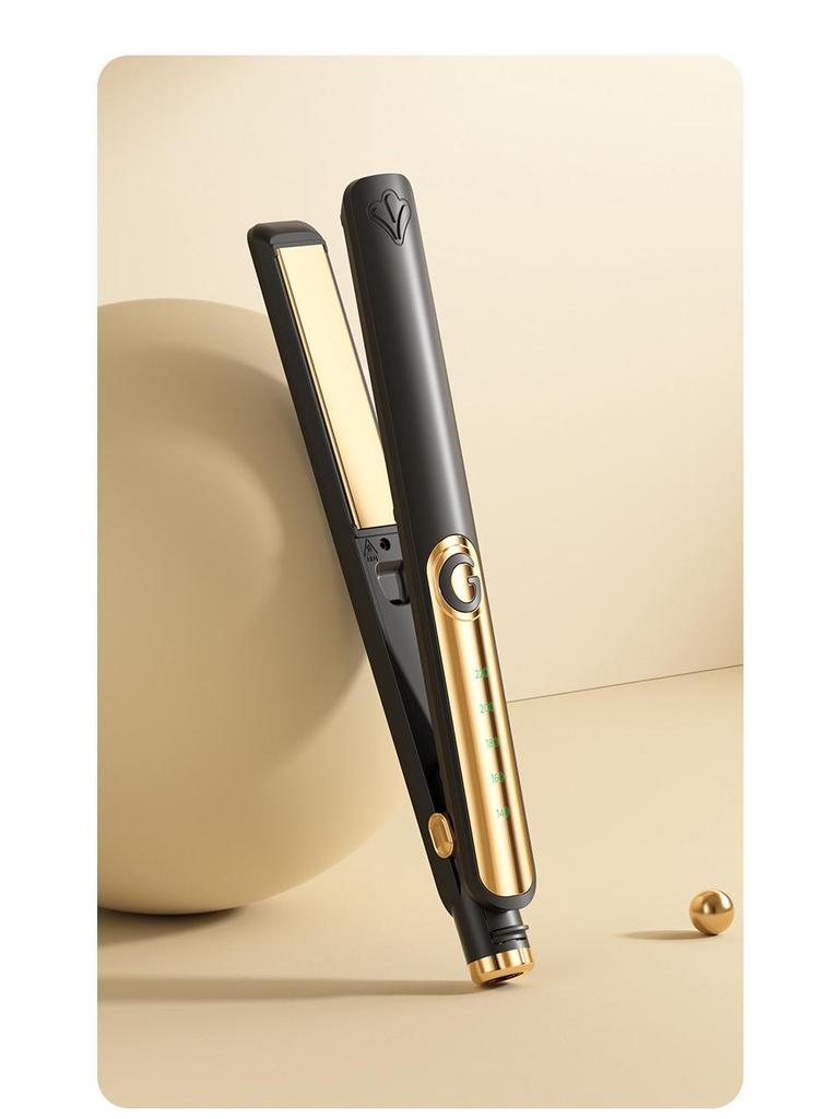 Electric Hair Straightener & Curler with Dual-Purpose Ironing Board, Negative Ion Technology, No Hair Damage.