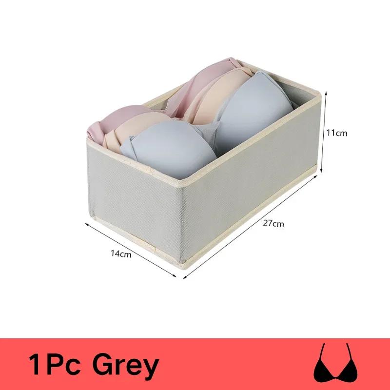 Cabinet Drawer Organizers Underwear Organizers Wardrobe Clothes Bra Organizer For Underwear Socks Pant Home Foldable Storage Box Drawer Organizers