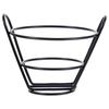 Iron Tapered Snack Basket Strong Metal Food Holder Hollow Out Design French Fries Container Restaurant Decor Multi Function
