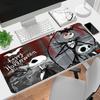 1Pc Nightmare Before Halloween Gaming Mouse Pad Keyboard Desk Mat Non-slip Rubber Lock Edge Waterproof Computer Mousepad for Office Home Decor Q177