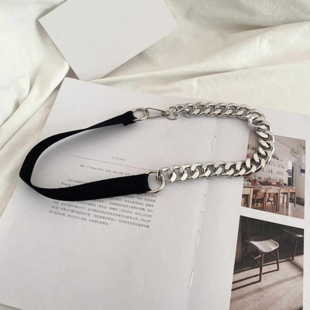 

with Metal Chain Elastic Waist Seal Luxury Design Suit Coat Waist Chain Vintage Dress Waistband серебряный