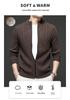 Firstview Men's Thickened Pure Wool Cardigan