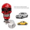 Skull Shape Steering Wheel Knob 3cm Diameter Resin Turn Knob Spinner Booster for Cars Trucks Tractors Boats Red