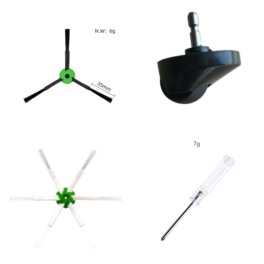For Irobot Roomba Cleaning Robot Accessories Main And Side Brush Wheel Baffle For Cleaning Robots Home Use Durable Silicone